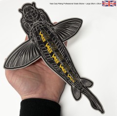 Vass Carp Rising Sticker Art